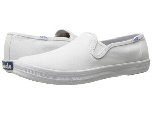 PbY fB[X V[Y Xj[J[ Keds Champion-Canvas Slip-On White Canvas zCg