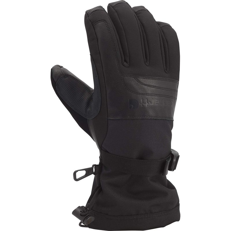 送料無料 アウトレット サイズ交換無料 ついに入荷 カーハート レディース アクセサリー 手袋 Black Work Snap Vintage Glove Cold Insulated