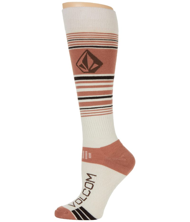 送料無料 サイズ交換無料 ボルコム 新作 大人気 レディース アンダーウェア Socks 推奨 靴下 Tundra Rosewood Tech