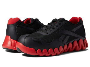 ���[�{�b�N �����Y �V���[�Y �X�j�[�J�[ Reebok Work Zig Pulse Work SD10 Comp Toe Black/Red �u���b�N