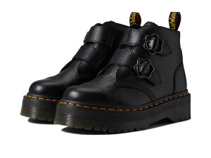 hN^[}[` fB[X V[Y u[cECu[c Dr. Martens Devon Flower Black Milled Na ubN