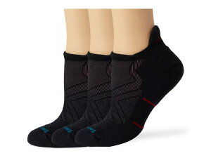 �X�}�[�g�E�[�� ���f�B�[�X �A���_�[�E�F�A �C�� �A���N�� Smartwool Run Targeted Cushion Low Ankle Socks 3-Pack Black �u���b�N