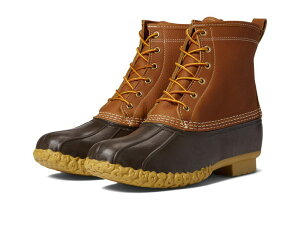 �G���G���r�[�� �����Y �V���[�Y �u�[�c�E���C���u�[�c ���U�[ L.L.Bean Bean Boot 8 Leather Primaloft Flannel Lined Tan/Brown/Gum/A �u���E��