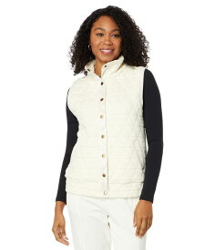 モッドドック レディース コート アウター Soft Quilted Bomber Vest Ivory