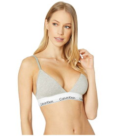 カルバン クライン アンダーウェア レディース ブラジャー アンダーウェア Modern Cotton Lightly Lined Triangle Bra Heather Grey