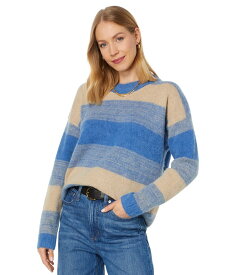 【送料無料】 メイドウェル レディース ニット・セーター アウター Fiji Space Dye Stripe Pullover Sky Space Dye