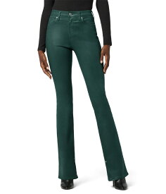 【送料無料】 ハドソンジーンズ レディース デニムパンツ ボトムス Barbara High-Rise Bootcut Inseam Slit in Coated Forest Walk Coated Forest W