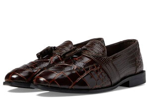 �X�e�C�V�[�A�_���X �����Y �V���[�Y �X���b�|���E���[�t�@�[ Stacy Adams Santana II Tassel Slip-On Cognac