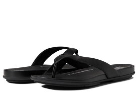 【送料無料】 フィットフロップ レディース サンダル シューズ Gracie Leather Flip-Flops All Black