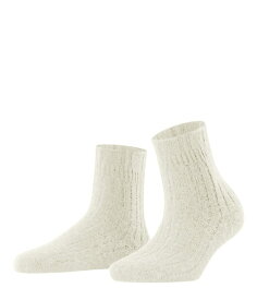 【送料無料】 ファルケ レディース 靴下 アンダーウェア Cashmere Blend Rib Bed Socks Off-White