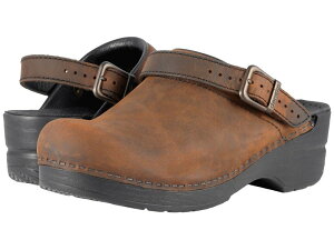 �_���X�R ���f�B�[�X �V���[�Y �T���_�� Dansko Ingrid Antique Brown/B �u���E��