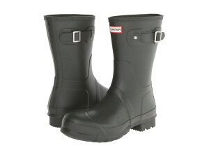 �n���^�[ �����Y �V���[�Y �u�[�c�E���C���u�[�c Hunter Original Short Rain Boots Dark Olive �I���[�u