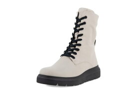 【送料無料】 エコー レディース ブーツ・レインブーツ シューズ Nouvelle Hydromax Water-Resistant Tall Lace Boot Limestone