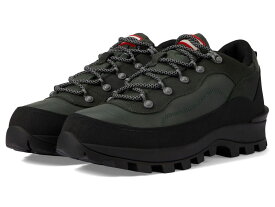 【送料無料】 ハンター レディース スニーカー シューズ Explorer Leather Shoe Olive/Black