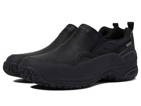 【送料無料】 ダナム メンズ スニーカー シューズ Cloud Plus Waterproof Slip-On Black Leather