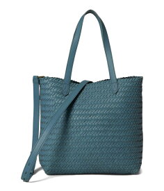 【送料無料】 メイドウェル レディース ハンドバッグ バッグ The Medium Transport Tote: Woven Leather Edition Ocean