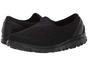 �v���y�b�g ���f�B�[�X �V���[�Y �X�j�[�J�[ Propet TravelActiv Slip-On All Black �u���b�N