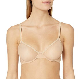 【送料無料】 カルバンクライン レディース ブラジャー アンダーウェア Women's Sheer Marquisette Unlined Demi Bra Bare