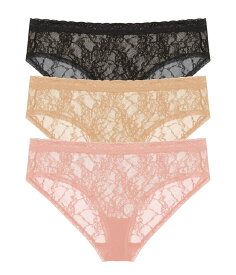 【送料無料】 ナトリ レディース パンツ アンダーウェア Bliss Allureos Girl Brief 3-Pack Black/Cafe/Rose