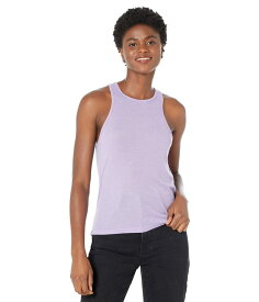 【送料無料】 モンロー レディース シャツ トップス Sheer Racer Tank Aster Purple