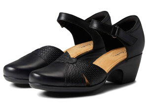 N[NX fB[X V[Y q[ Clarks Emily Rae Black Leather ubN