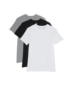 【送料無料】 ツーイグジスト メンズ シャツ トップス 3-Pack ESSENTIAL Crew Neck T-Shirt White/Black/Hea