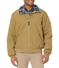 【送料無料】 エルエルビーン メンズ コート アウター Warm-Up Jacket Flannel Lined Regular Fatigue Green