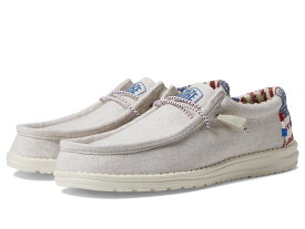 【送料無料】 ヘイデュード メンズ スニーカー シューズ Wally Patriotic Off-White Patri