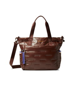 【送料無料】 ヘドグレン レディース ハンドバッグ バッグ Puffer - Tote Bag Bitter Chocolat