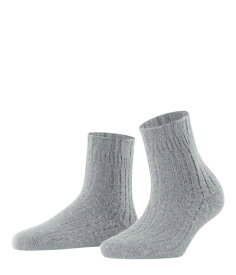 【送料無料】 ファルケ レディース 靴下 アンダーウェア Cashmere Blend Rib Bed Socks Silver