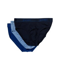 【送料無料】 ツーイグジスト メンズ ブリーフパンツ アンダーウェア 3-Pack ESSENTIAL No Show Brief Navy/Cobalt/Por