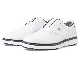 【送料無料】 フットジョイ メンズ スニーカー シューズ Traditions Golf Shoes White/Navy 1