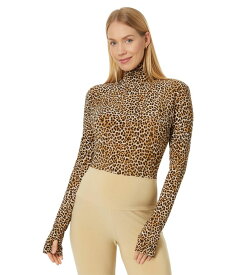 【送料無料】 ノーマカマリ レディース シャツ トップス Slim Fit Long Sleeve Turtle Top BB Leopard