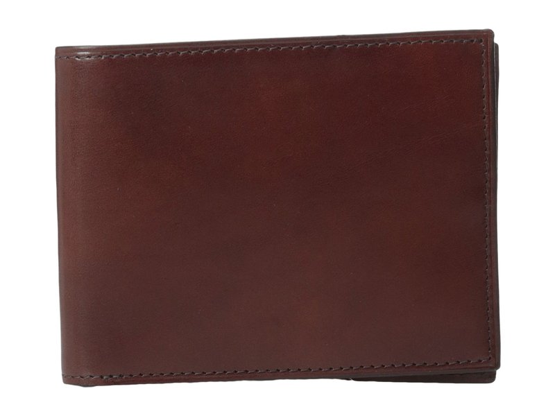 【送料無料】 ボスカ メンズ 財布 アクセサリー Old Leather Collection - Executive ID Wallet Dark Brown Leatのサムネイル
