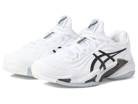 【送料無料】 アシックス メンズ スニーカー シューズ Court FF 3 Tennis Shoe White/Black 2