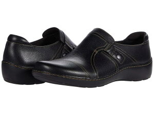 N[NX fB[X V[Y Xb|E[t@[ Black Tumbled L Clarks Cora Poppy