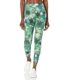 【送料無料】 カルバンクライン レディース カジュアルパンツ ボトムス Performance Women's Print Side Pocket High Waist 7/8 Legging Tight Ice Leopard Bon