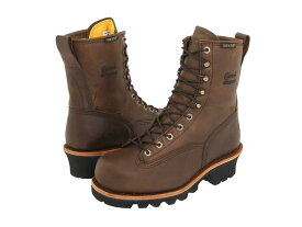 【送料無料】 チペワ メンズ ブーツ・レインブーツ シューズ 8" Bay Apache Insulated Waterproof Steel Toe Logger Brown