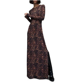 【送料無料】 オールセインツ レディース ワンピース トップス Katlyn Evita Maxi Dress Natural Brown