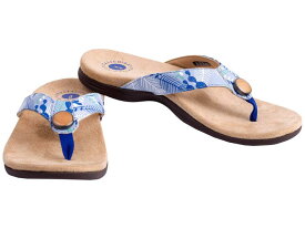 【送料無料】 レヴィタライン レディース サンダル シューズ Starling Flip-Flop Blue Fog Print