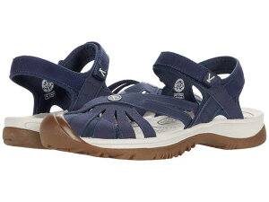 L[ fB[X V[Y T_ KEEN Rose Sandal Navy lCr[