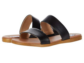 【送料無料】 スティーブ マデン レディース サンダル シューズ Dual Flat Sandal Black Leather