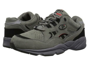 �v���y�b�g �����Y �V���[�Y �X�j�[�J�[ Propet Stability Walker Medicare/HCPCS Code = A5500 Diabetic Shoe Grey/Black Nubu �u���b�N