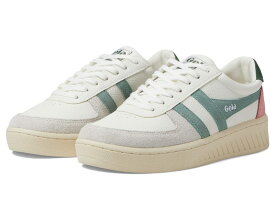 【送料無料】 ゴラ レディース スニーカー シューズ Grandslam Trident White/Green Mis