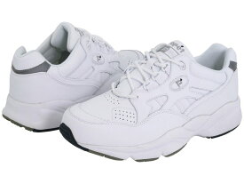 【送料無料】 プロペット メンズ スニーカー シューズ Stability Walker Medicare/HCPCS Code = A5500 Diabetic Shoe White Leather