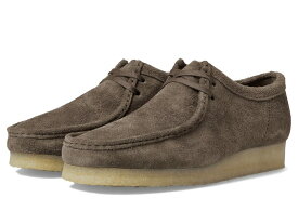 【送料無料】 クラークス メンズ オックスフォード シューズ Wallabee Dark Grey Suede