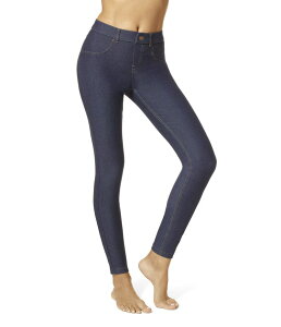 q[ fB[X {gX fjpc MX HUE Essential Denim Leggings Deep Indigo Was CfBS