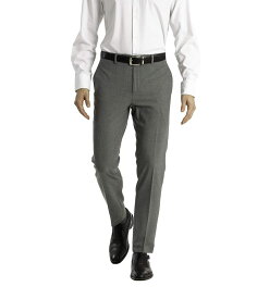 【送料無料】 カルバンクライン メンズ カジュアルパンツ ボトムス Men's Skinny Fit Stretch Dress Pant Light Gray