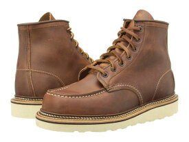 【送料無料】 レッドウイング メンズ ブーツ・レインブーツ シューズ 6" Moc Toe Copper Rough &