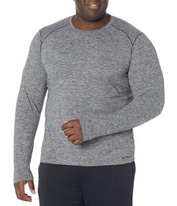 zbg`[Y Y gbvX Vc N[lbN Hot Chillys Clima-Trek Crew Neck Grey Heather O[